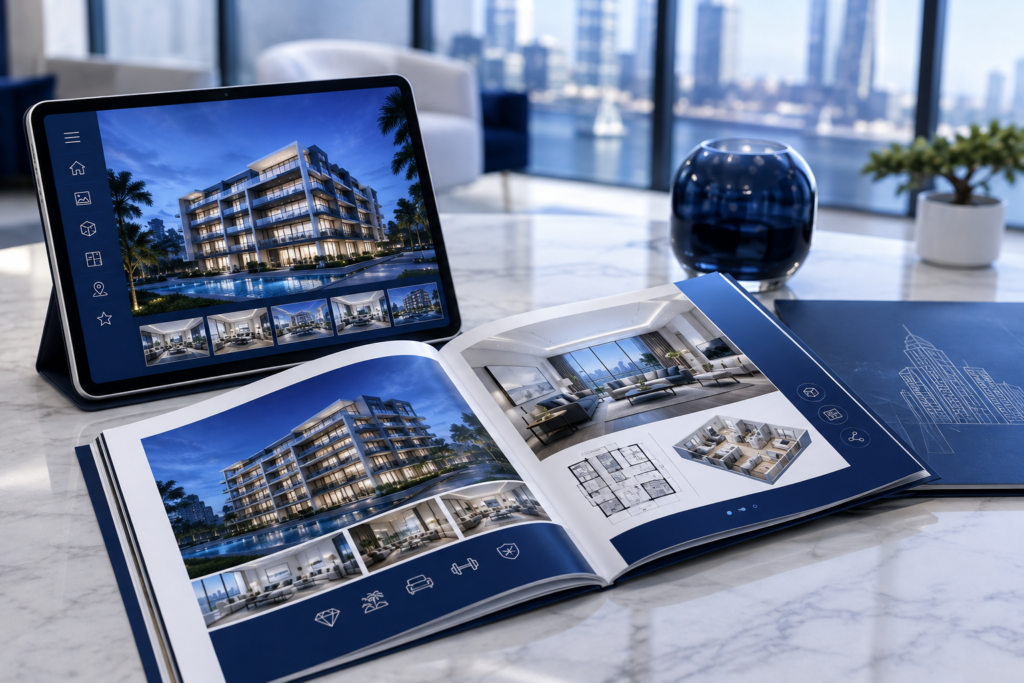 Virtual property tour UAE — interactive digital property brochure